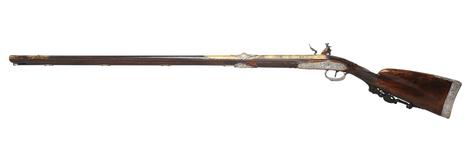 Nicolas Noël Boutet  Cased Set of a Flintlock Rifle, a Pair of